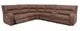 Cheers by Man Wah Brown Power Reclining Sectional with Power Headrest-0