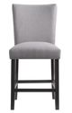 Elements International Beckley 5-Piece Dark Grey Counter Dining Set-1