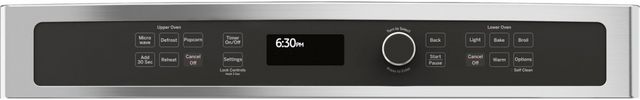 GE® 27" Stainless Steel Oven/Microwave Combo Electric Wall Oven-4