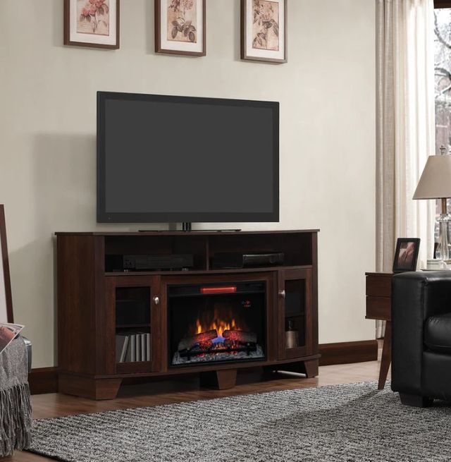 ClassicFlame® LaSalle Midnight Cherry TV Stand-1