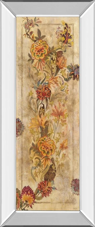 Classy Art Fleur Delicate Il by Georgie Mirror Framed Wall Art-0