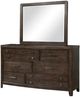 Bernards Fulton Brown Dresser-1