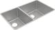 Elkay Crosstown® Polished Satin 31-1/2" x 18-1/2" x 9" 40/60 Double Bowl Undermount Sink-0
