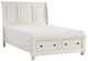 Homelegance® Laurelin White Queen Sleigh Bed-0