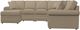 La-Z-Boy® Collins 5-Piece Mocha Sectional and Chaise-2