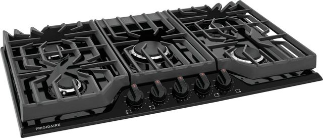 Frigidaire® 36" Black Gas Cooktop-3