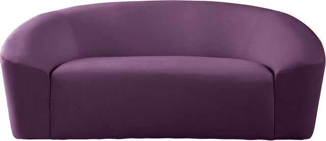 Meridian Furniture Riley Purple Velvet Loveseat-0