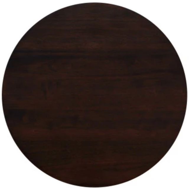 Linon Abby Walnut Round Counter Stool-4