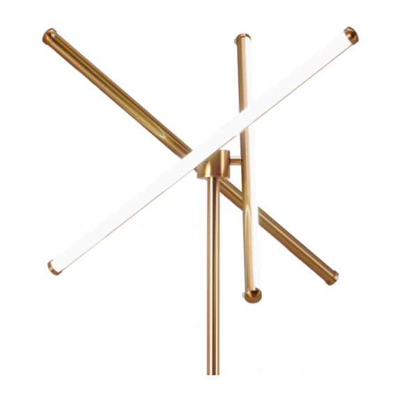 Zuo® Modern Garza Brass Floor Lamp-1