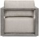 Uttermost® Remsen Dove/Weathered Gray Fabric/Wooden Outdoor Lounge Chair-5