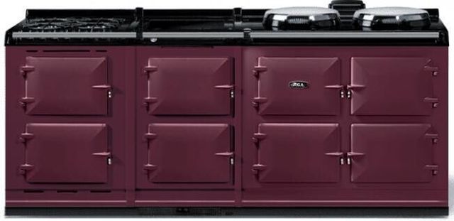 AGA™ eR7 Classic Cast Iron 83" Aubergine Pro Style Dual Fuel Range-0