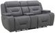Liberty Furniture Chapman Aline Blue Gray Leather Power Reclining Loveseat with Console-0