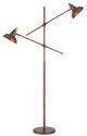 Cal® Lighting & Accessories Canterbury Rust Metal Adjustable Floor Lamp-0