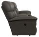 La-Z-Boy® Mateo Charcoal Leather Manual Wall Reclining Loveseat with Console-2
