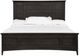 Magnussen Home® Westley Falls Graphite King Panel Bed with Storage Rails-3