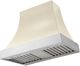 La Cornue Cascade Series 36" Morning Dew Wall Mounted Range Hood with Polished Chrome Trim-0