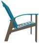 Telescope Casual Newport Aqua/Beachwood Polymer Outdoor MGP Adirondack Chair-1