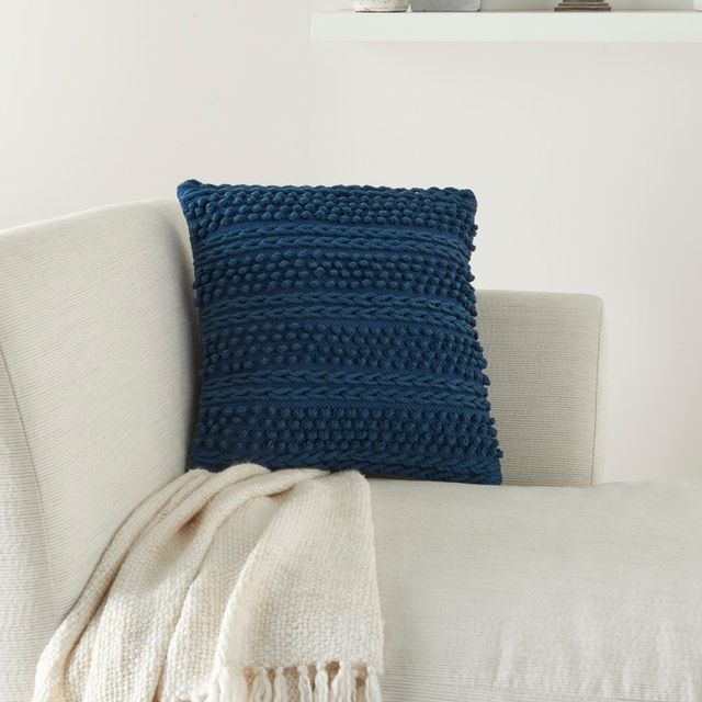 Nourison Home™ Lifestyles GC102 Navy 18" Throw Pillow-1