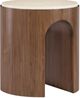 Hooker® Furniture Eleana Light Caramel End Table with Medium Wood Base-0