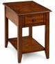 Medium Brown Chairside Table-0