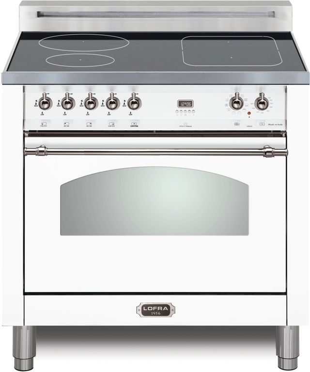 Lofra® Dolcevita 30" White Pro Style Induction Range -0