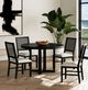 Elements International Bahama Breeze Black Round Dining Table-1