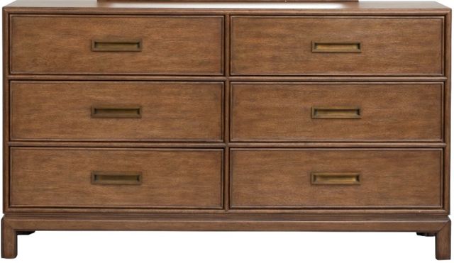 Magnussen Home® Ridgefield Russet Double Drawer Dresser-1