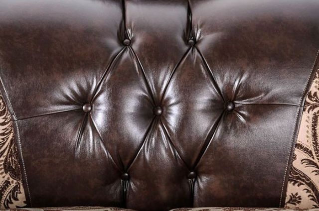 Furniture of America® Quirino Brown Sofa-3