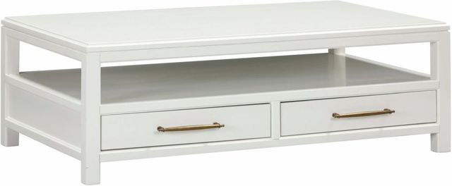 aspenhome® Alexander White Cocktail Table-0