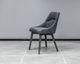 Armen Living Lileth 2-Piece Gray/River Dining Side Chair Set-2