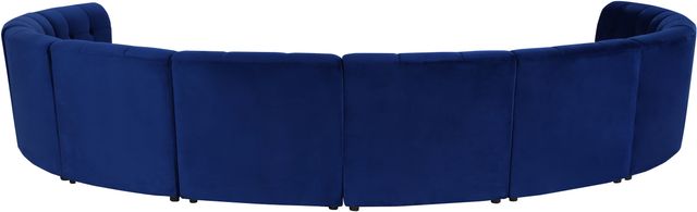 Meridian Furniture Limitless 10-Piece Navy Velvet Modular Sectional-3