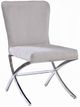 ACME Furniture Daire 2-Piece Chrome/Light Gray Side Chair-0