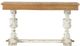 A & B Home Alcott Natural Buffet Console Table with Whitewash Base-2