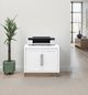 Legends Home Nora Jasmine Whitewash 2-Door File Cabinet with Barnwood Base-1