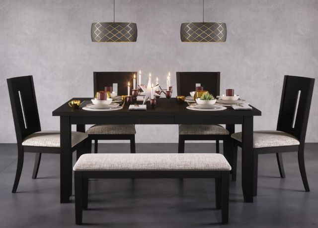 Jofran Inc. Urban Icon Black Extension Dining Table-1