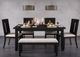 Jofran Inc. Urban Icon Black Extension Dining Table-1