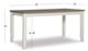 Powell® Jane Gray Dining Table with Vanilla Base-2