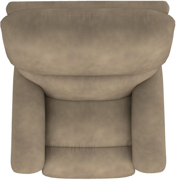 La-Z-Boy® Brooks Mushroom Power Rocking Recliner with Headrest and Lumbar-4