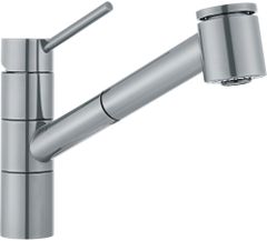 Franke Twin Series Pull-Out Faucet-Satin Nickel