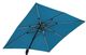 Furniture of America® Aurora Teal Polyester Outdoor Patio Umbrella with LED-1