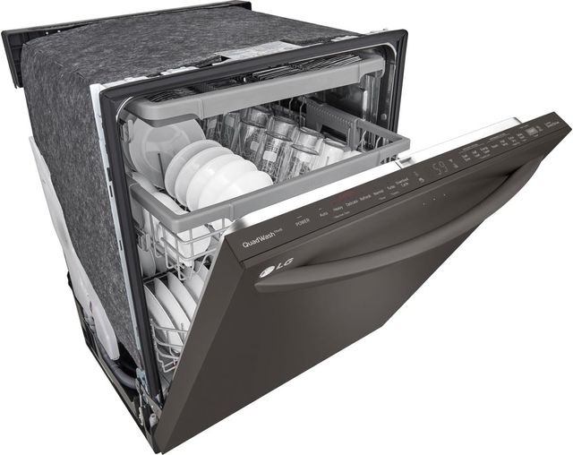 LG 24" PrintProof™ Black Stainless Steel Built In Dishwasher-7