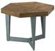 American Drew® AD Modern Synergy Echo Walnut Bunching Cocktail Table with Gray Base-0