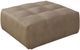 Legends Home Concord Brown Leather Square Ottoman-0