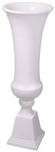 A & B Home Bright White Marcy Vase-0
