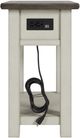 Signature Design by Ashley® Bolanburg Gray End Table with Antique White Base-3