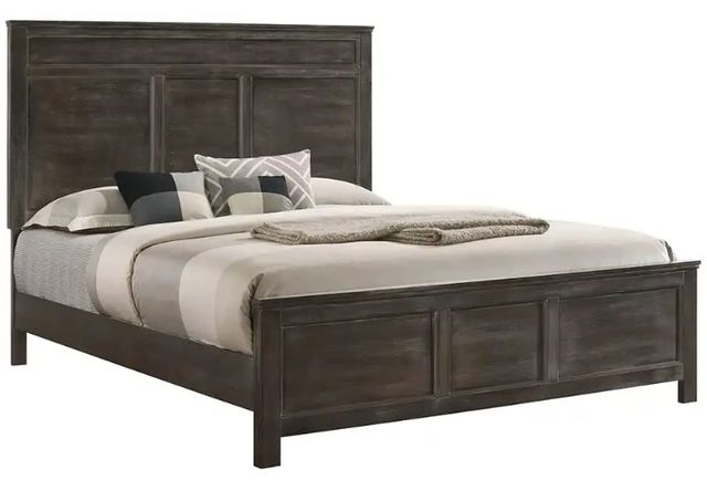 New Classic® Home Furnishings Andover Nutmeg Eastern King Panel Bed-0