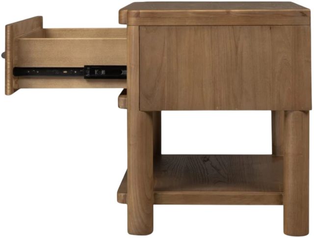 Modus Furniture Hollis Cabin Glow 1-Drawer Nightstand-3