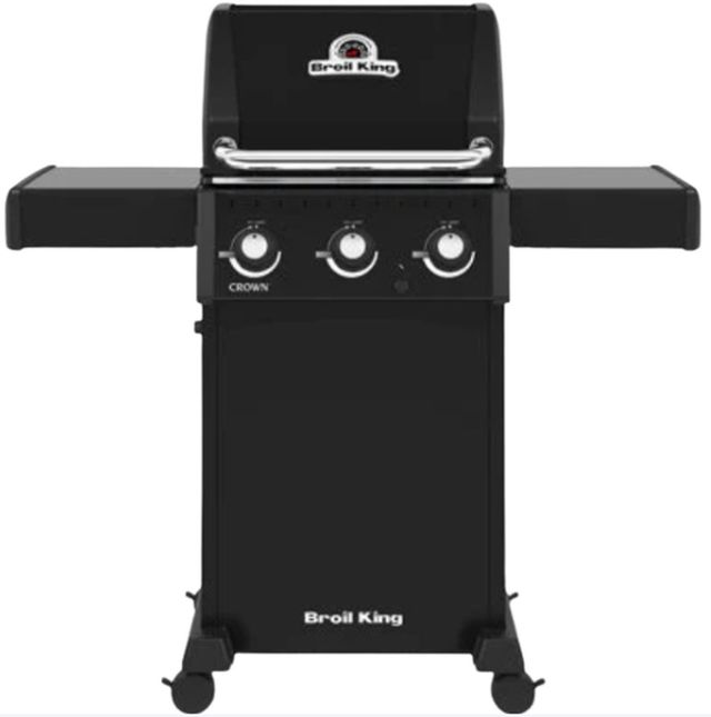 Broil King® Crown™ 310 3-Burner Black Freestanding Natural Gas Grill-0