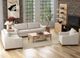 International Furniture Direct Natural Parota Gray Accent Chair-1