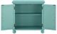 Mazin Furniture Polly Aqua Accent Chest with Mirror-3